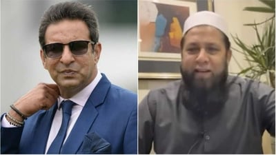 Wasim Akram; Inzamam-ul-Haq (File) Wasim Akram; Inzamam-ul-Haq (File)