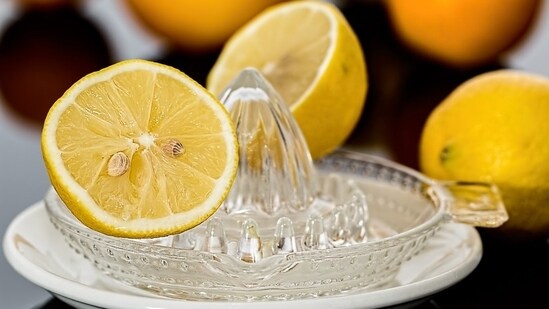 Lemon juice: Lemon juice is a natural bleaching agent and can help lighten dark skin. Apply fresh lemon juice to the darkened area and leave it on for 10-15 minutes before rinsing it off with water. You can do this daily until you see improvement.(Pixabay)