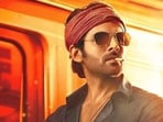 Kartik Aaryan plays Bantu in Rohit Dhawan's Shehzada. Kartik Aaryan plays Bantu in Rohit Dhawan's Shehzada.