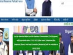 CRPF Admit Card 2023 LIVE: ASI & HC hall tickets release date postponed