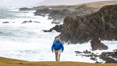 Achill Island Tourism manager McCarthy seen at one of the filming locations of the movie. "Of course we have fingers crossed for an (Oscar) win. And we'll take any one of the nine nominations. We're not choosy," he quipped. The film is also up for 10 awards at the British BAFTA ceremony on Sunday. (Paul Faith / AFP) Achill Island Tourism manager McCarthy seen at one of the filming locations of the movie. "Of course we have fingers crossed for an (Oscar) win. And we'll take any one of the nine nominations. We're not choosy," he quipped. The film is also up for 10 awards at the British BAFTA ceremony on Sunday. (Paul Faith / AFP)