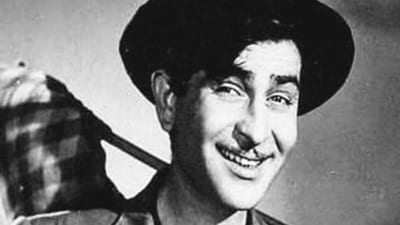 Raj Kapoor in Shree 420. Raj Kapoor in Shree 420.