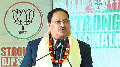 BJP chief JP Nadda. (ANI) BJP chief JP Nadda. (ANI)