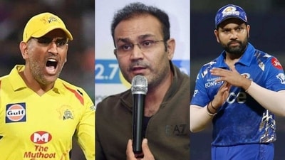 MS Dhoni; Virender Sehwag; Rohit Sharma MS Dhoni; Virender Sehwag; Rohit Sharma