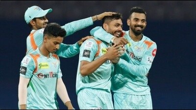 The Lucknow Super Giants in action (HT File Photo) The Lucknow Super Giants in action (HT File Photo)
