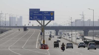The Sohna-Dausa stretch of Delhi-Mumbai Expressway. (Parveen Kumar/ HT) The Sohna-Dausa stretch of Delhi-Mumbai Expressway. (Parveen Kumar/ HT)