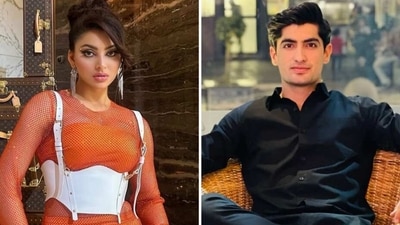 Urvashi Rautela wished Pakistani cricketer Naseem Shah on his birthday. Urvashi Rautela wished Pakistani cricketer Naseem Shah on his birthday.