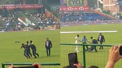 Shami's million-dollar move after police beats pitch invader wins hearts Shami's million-dollar move after police beats pitch invader wins hearts