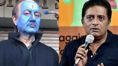 Anupam Kher on Prakash Raj's comment about The Kashmir Files. Anupam Kher on Prakash Raj's comment about The Kashmir Files.
