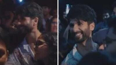 Shahid Kapoor surprised fans when he paid a visit to a packed theatre playing Jab We Met. Shahid Kapoor surprised fans when he paid a visit to a packed theatre playing Jab We Met.