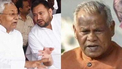 Jitan Ram Manjhi is on Garib Sampark Yatra these days and is constantly attacking Bihar CM Nitish Kumar and his deputy Tejashwi Yadav. Jitan Ram Manjhi is on Garib Sampark Yatra these days and is constantly attacking Bihar CM Nitish Kumar and his deputy Tejashwi Yadav.