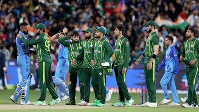 Still from India's match against Pakistan at the 2022 T20 World Cup (Getty )