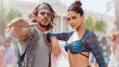 Pathaan stars Shah Rukh Khan and Deepika Padukone. Pathaan stars Shah Rukh Khan and Deepika Padukone.