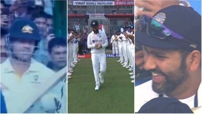 David Warner; Pujara; Rohit Sharma (BCCI/Hotstar) David Warner; Pujara; Rohit Sharma (BCCI/Hotstar)