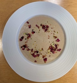 Rajgira and rose petals kheer (Chef Vivek Tamhane) Rajgira and rose petals kheer (Chef Vivek Tamhane)