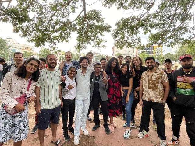 At a Wanandaf cypher, rappers from Bengaluru spit verses, hone their freestyle skills and meet other rappers. (Wanandaf) At a Wanandaf cypher, rappers from Bengaluru spit verses, hone their freestyle skills and meet other rappers. (Wanandaf)