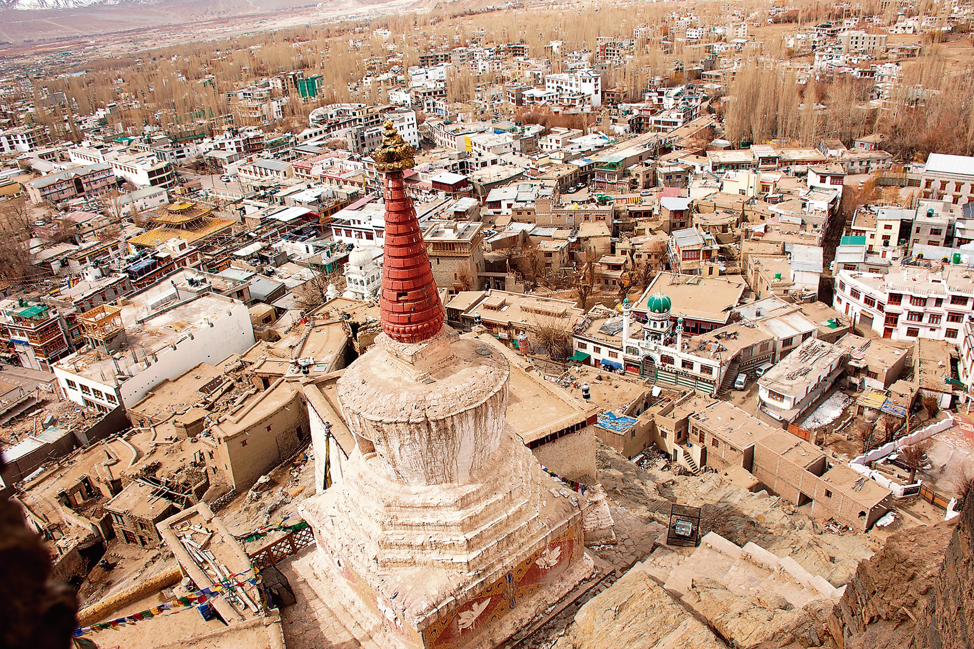 There is living heritage at risk of being lost, as rain seepage and humidity also eat away at wall paintings inside temples and monasteries in Ladakh. (Shutterstock) There is living heritage at risk of being lost, as rain seepage and humidity also eat away at wall paintings inside temples and monasteries in Ladakh. (Shutterstock)