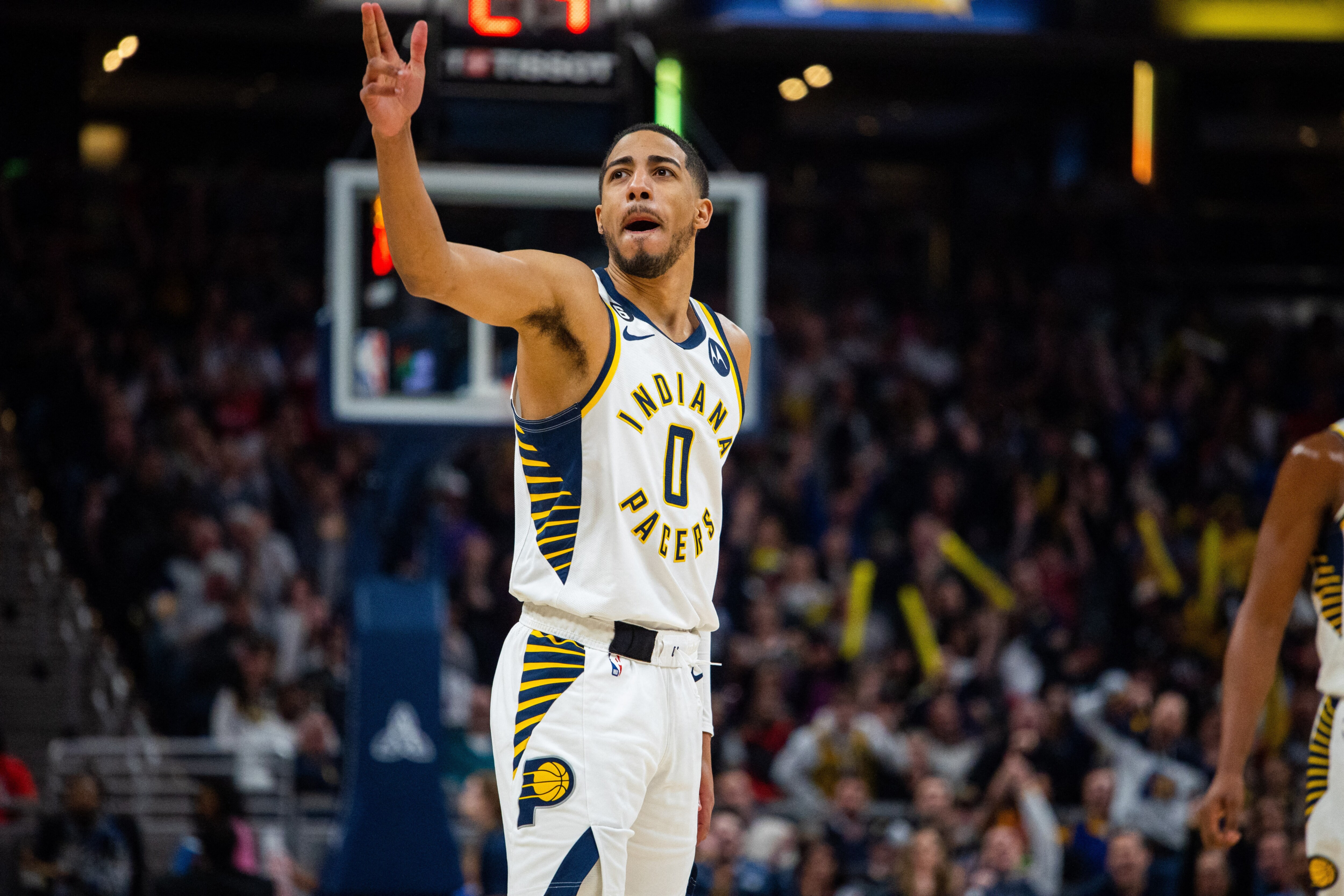 Indiana Pacers guard Tyrese Haliburton (0). (USA TODAY Sports)