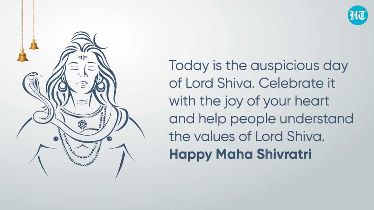 Maha Shivratri celebrates Lord Shiva and Maa Parvati's union. (HT Photo)