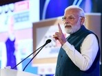 Prime Minister Narendra Modi addressed the Economic Times Global Business Summit at Hotel Taj Palace, in New Delhi on Friday. Prime Minister Narendra Modi addressed the Economic Times Global Business Summit at Hotel Taj Palace, in New Delhi on Friday.