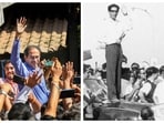 Uddhav Thackeray on Saturday addressed his supporters outside his residence Matoshree from a car with a sunroof. 
