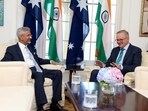 External affairs minister S Jaishankar with Australia PM Anthony Albanese. External affairs minister S Jaishankar with Australia PM Anthony Albanese.