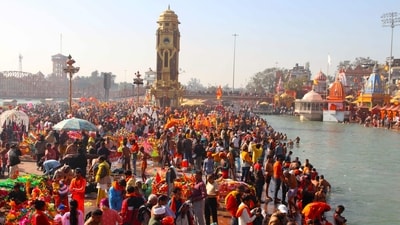 "We have gathered here at the temple of Lord Shankar on the occasion of Mahashivratri to seek his blessings, I come every year," A devotee at Babulnath Temple in Mumbai was quoted by saying news agency ANI. (ANI) "We have gathered here at the temple of Lord Shankar on the occasion of Mahashivratri to seek his blessings, I come every year," A devotee at Babulnath Temple in Mumbai was quoted by saying news agency ANI. (ANI)