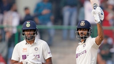 The real blow, however, came when Axar Patel and Ravichandran Ashwin put up a 114-run stand for the eighth wicket that all but wiped out Australia's lead. (ANI) The real blow, however, came when Axar Patel and Ravichandran Ashwin put up a 114-run stand for the eighth wicket that all but wiped out Australia's lead. (ANI)