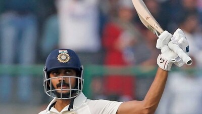 India and Australia were left on an even keel at the end of a see-saw Day 2 of the second Test in New Delhi. Axar Patel's 76 off 115 helped India pull things back after Nathan Lyon ran riot early in the day. (ANI) India and Australia were left on an even keel at the end of a see-saw Day 2 of the second Test in New Delhi. Axar Patel's 76 off 115 helped India pull things back after Nathan Lyon ran riot early in the day. (ANI)
