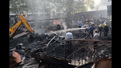 Acting on the call, a team of fire brigade reached the spot immediately and found heavy smoke had engulfed the building. (REPRESENTATIONAL PIC)