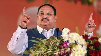 BJP chief JP Nadda on three-day visit to Karnataka from Sunday. BJP chief JP Nadda on three-day visit to Karnataka from Sunday.
