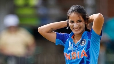 Renuka Singh rattled the England top order in the powerplay (AFP) Renuka Singh rattled the England top order in the powerplay (AFP)