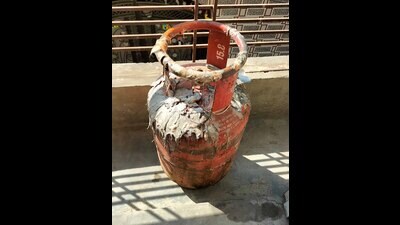 Chandigarh Police said the leaking cylinder caught fire after a “jot” was lit as part of Mahashivratri prayers. (HT Photo/for representation)