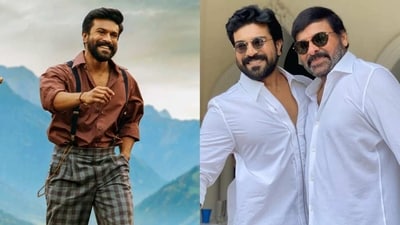 Chiranjeevi has shared a tweet about his son Ram Charan in RRR. Chiranjeevi has shared a tweet about his son Ram Charan in RRR.