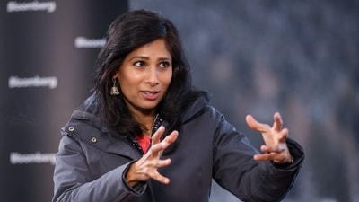 Gita Gopinath: Gita Gopinath, first deputy managing director of International Monetary Fund (IMF) is seen. (Bloomberg) Gita Gopinath: Gita Gopinath, first deputy managing director of International Monetary Fund (IMF) is seen. (Bloomberg)