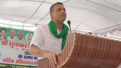 Former Bihar agriculture minister and RJD MLA Sudhakar Singh (File Photo) Former Bihar agriculture minister and RJD MLA Sudhakar Singh (File Photo)