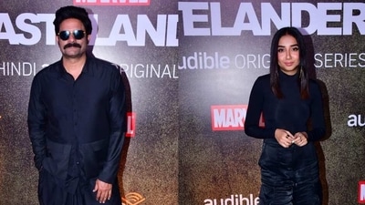Jaideep Ahlawat plays Hawkeye, while Prajakta Koli plays his daughter Ash in the new Hindi podcast series Marvel's Wastelanders.