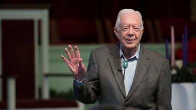 Former President Jimmy Carter. (AP file) Former President Jimmy Carter. (AP file)