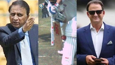 Sunil Gavaskar (left); Mark Waugh (right)