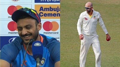 Axar Patel; Nathan Lyon Axar Patel; Nathan Lyon