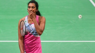 PV Sindhu lost 9-21, 21-16, 18-21 to Gao Fangjie. (PTI)