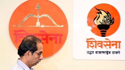 Uddhav Balasaheb Thackeray at a press conference at his residence 'Matoshree', in Mumbai on Friday, (PTI) Uddhav Balasaheb Thackeray at a press conference at his residence 'Matoshree', in Mumbai on Friday, (PTI)