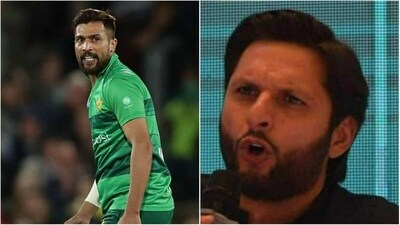 Mohammad Amir; Shahid Afridi (File)