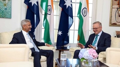 External affairs minister S Jaishankar with Australia PM Anthony Albanese. External affairs minister S Jaishankar with Australia PM Anthony Albanese.