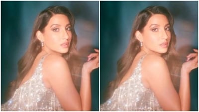 Nora’s sequined diaries keep getting better by the day. Keeping up with it, the actor picked yet another sequined look and slayed it to perfection. (Instagram/@norafatehi) Nora’s sequined diaries keep getting better by the day. Keeping up with it, the actor picked yet another sequined look and slayed it to perfection. (Instagram/@norafatehi)