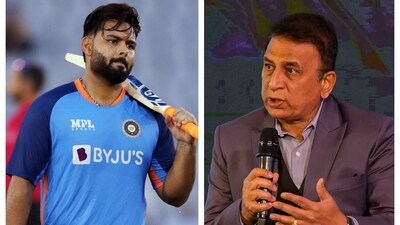 Rishabh Pant and Sunil Gavaskar