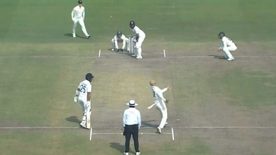 Rohit Sharma was cleaned up by Nathan Lyon