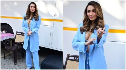 Malaika posed for the cameras. (HT Photos/Varinder Chawla) Malaika posed for the cameras. (HT Photos/Varinder Chawla)