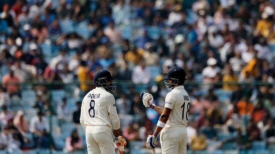 Virat Kohli and Ravindra Jadeja put a break in Australia's momentum, putting up a partnership of 59 runs for the fifth wicket. The stand ended when Jadeja fell to Todd Murphy(REUTERS)