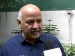 Delhi deputy chief minister Manish Sisodia speaks to the media on being summoned by the Central Bureau of Investigation in the Delhi excise policy case in New Delhi on Sunday. (ANI) Delhi deputy chief minister Manish Sisodia speaks to the media on being summoned by the Central Bureau of Investigation in the Delhi excise policy case in New Delhi on Sunday. (ANI)